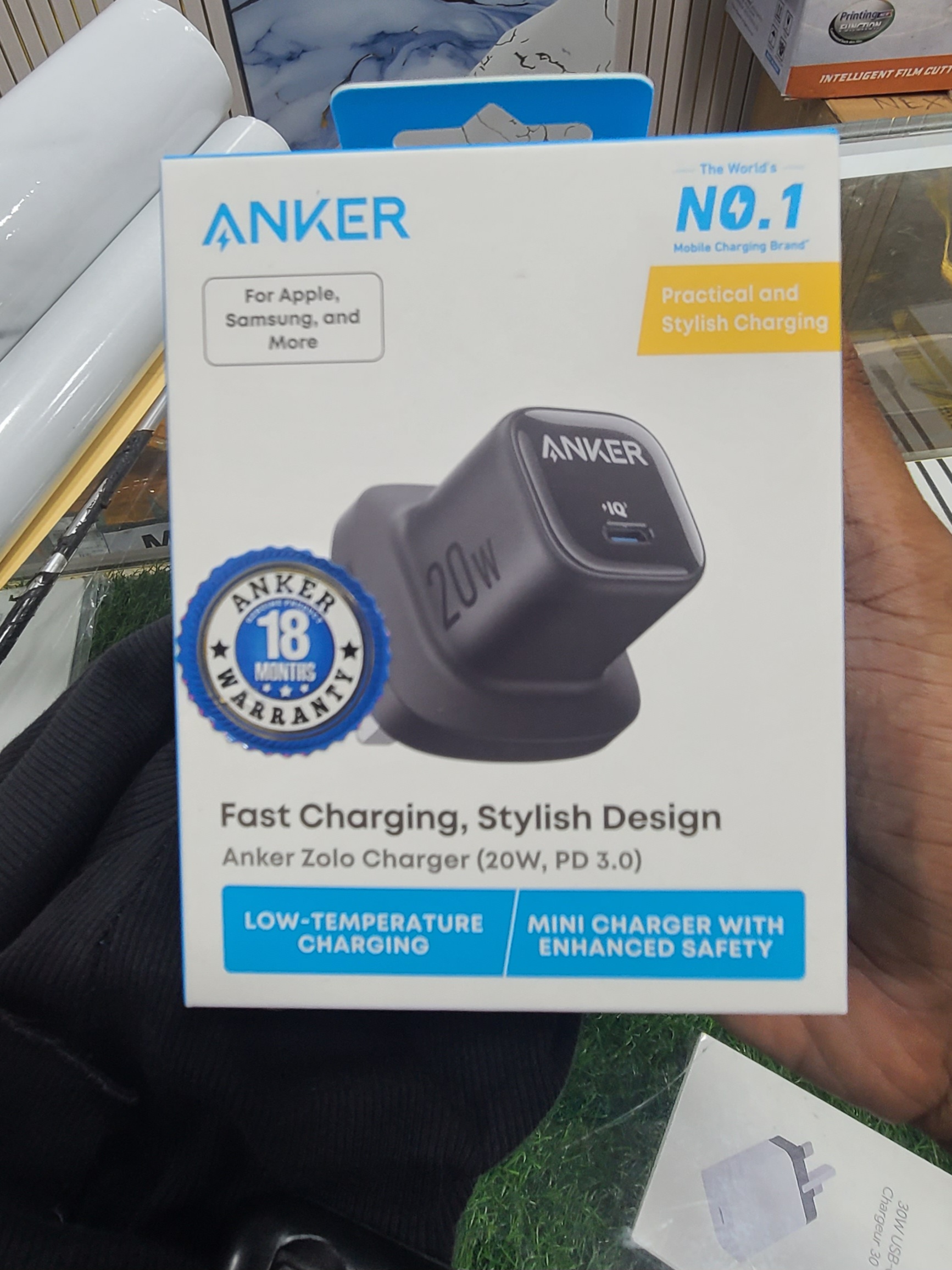 ANKER A2699K11 20W ZOLO CHARGER BLACK 3.0