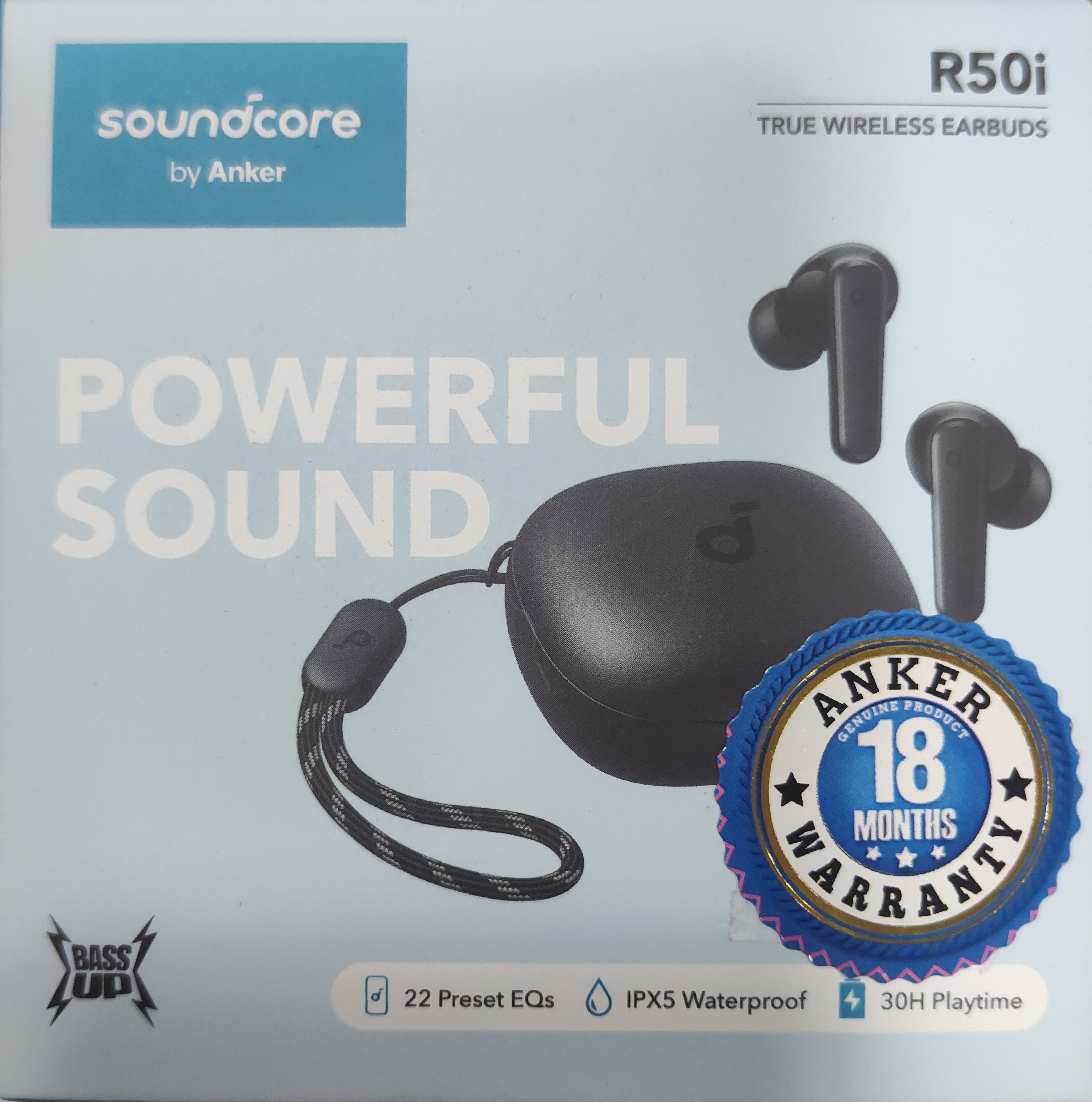 ANKER SOUNDCORE R50i NC BUDS BLACK -100%