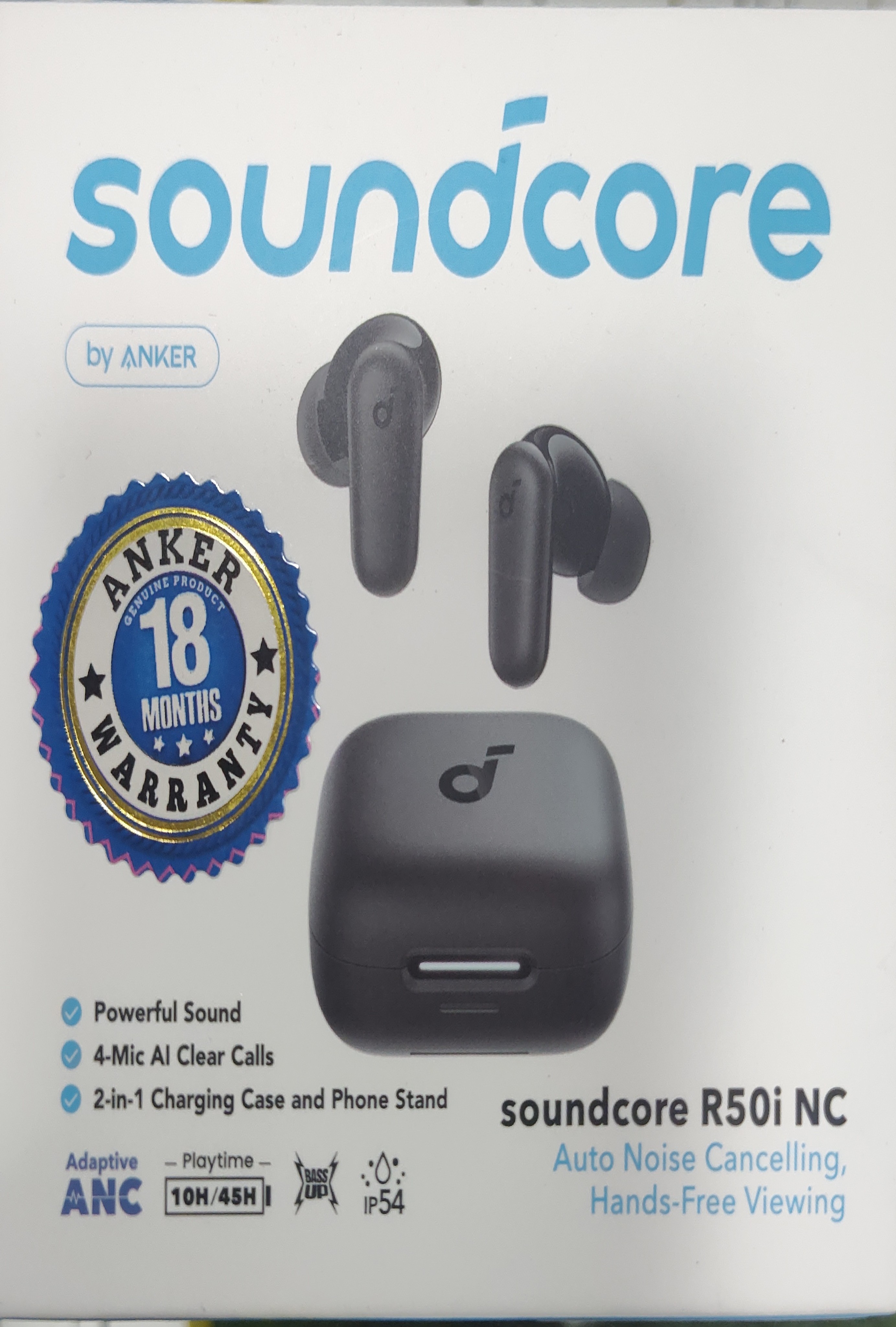 ANKER SOUNDCORE R50i NC BUDS BLACK (A3959H11)