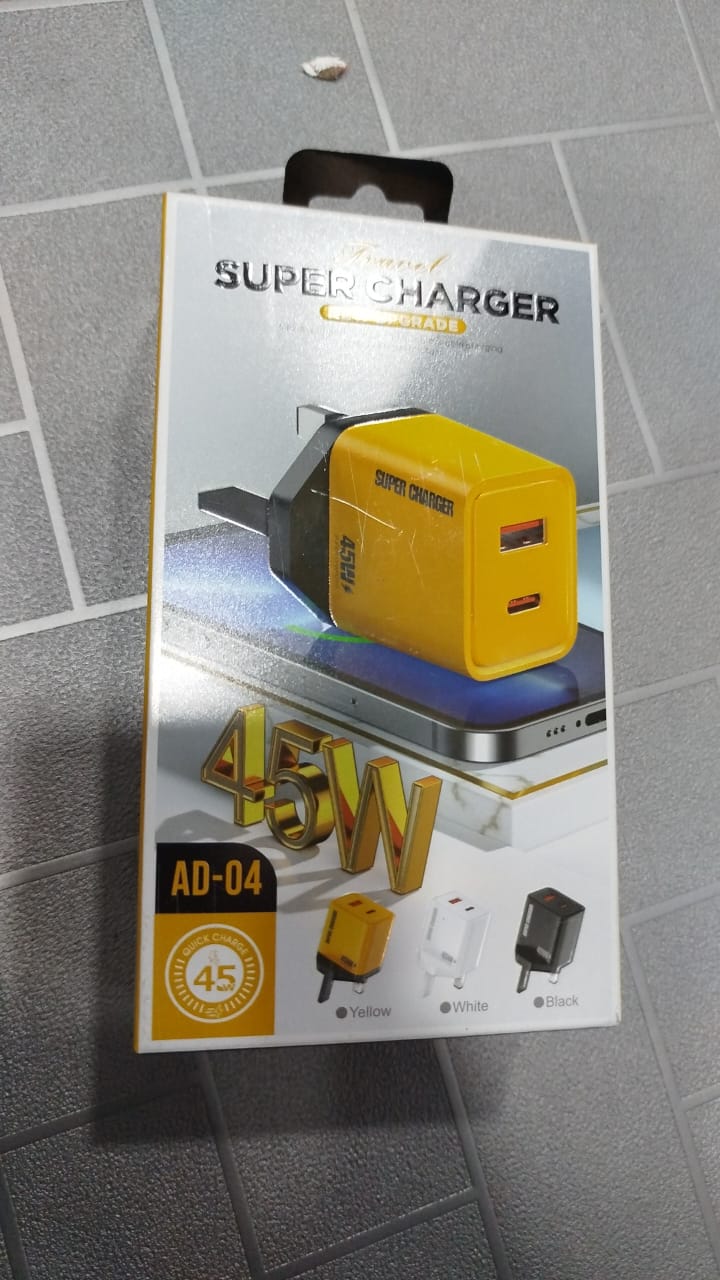 25W TYPEC SUPER CHARGER AD04