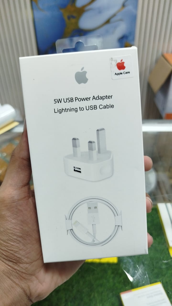 APPLE 5W CHARGER 3PIN APPLE CARE